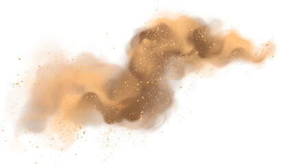 Sand Particles Burst