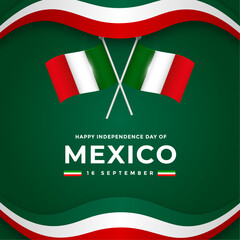 Mexico Independence Day Background Design.