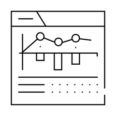 internet betting monitoring infographic line icon vector. internet betting monitoring infographic sign. isolated contour symbol black illustration