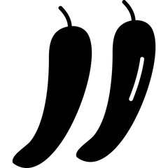 Green Chili Pepper Icon