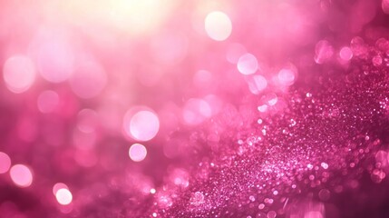 Festive pink bokeh. Shimmering bright background