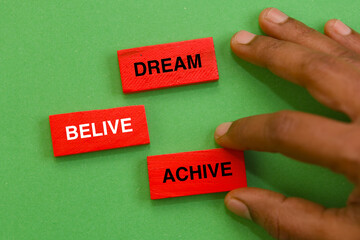 Dream Believe Achieve Blocks