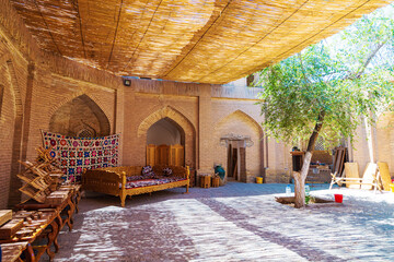 Ancient madrasah in the old city of Khiva.