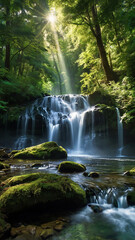 waterfall in the forest