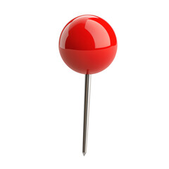 red push pin.