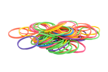 colorful rubber bands transparent png