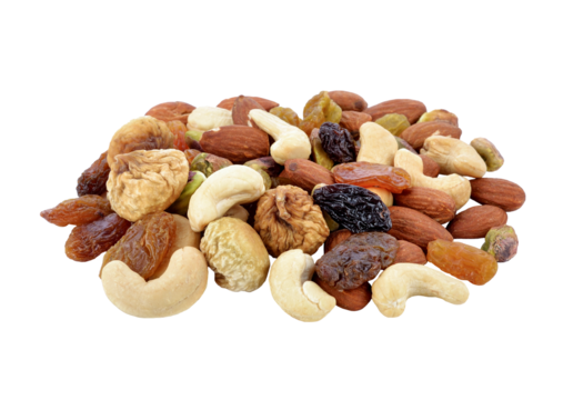 Group of nuts transparent png