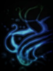 abstract blue background with space