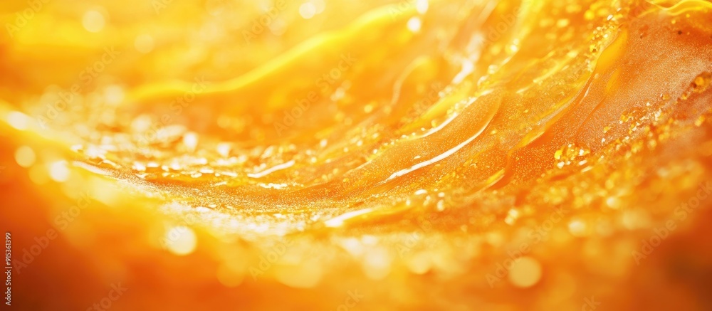 Aufkleber Closeup of pumpkin texture on an abstract holiday street. with copy space image. Place for adding text or design