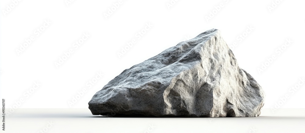 Poster rock on a white background. with copy space image. Place for adding text or design