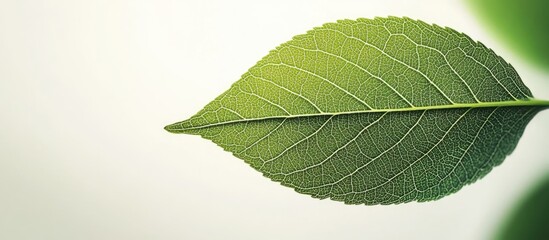 Obraz premium Leaf design. with copy space image. Place for adding text or design