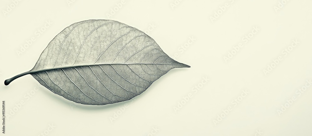 Leinwandbilder Leaf design. with copy space image. Place for adding text or design