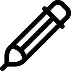 pencil icon. vector line icon for your website, mobile, presentation, and logo design.