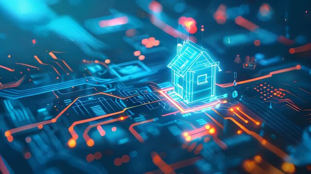 Electric accumulator integrated into a smart home system with innovative digital interfaces and holographic displays. Electric accumulator
