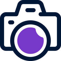 camera icon. vector dual tone icon for your website, mobile, presentation, and logo design.