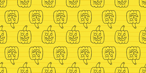 pumpkin. grave. terrible. holiday. Halloween. October 31st. vector. seamless pattern. the pattern. seamless. pattern. bat. scary stories. lines. ghost. A terrible holiday. spider. postcard