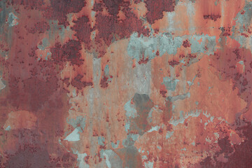 Metal texture with natural defects. Scratches, chips, cracks, dust. Can be used as a background or poster for an inscription.