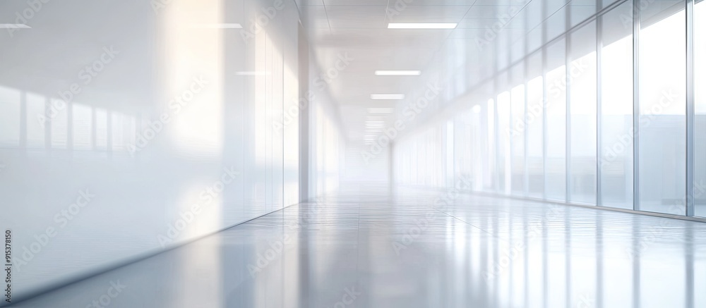 Poster white blurred abstract background from a company meeting room abstract background suitable for backd