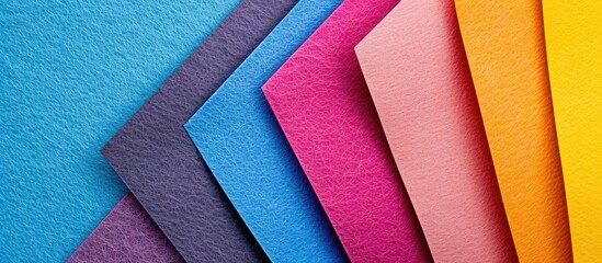 Light gray felt texture creates an abstract art background Surface made of colored construction paper Vacant space. with copy space image. Place for adding text or design