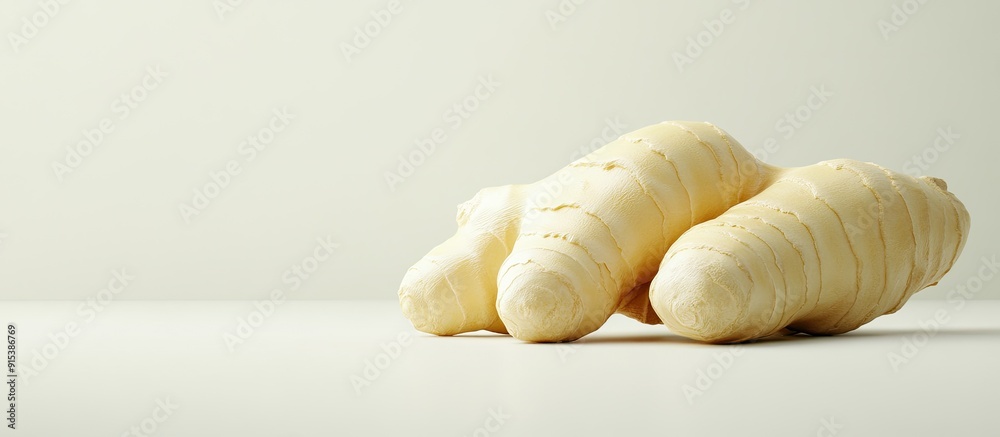 Leinwandbilder japanese vegetable myogo ginger. with copy space image. place for adding text or design