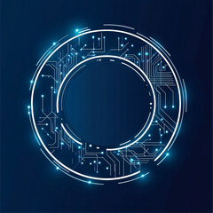 Obraz premium Cyber Monday, Black Friday. A banner for the sale. A technological banner. Cyberpunk style. Sale in the warehouse. Panda is on sale.An online buyer. A place for the text.