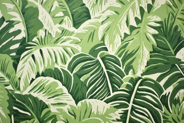 Jungle pattern nature plant.