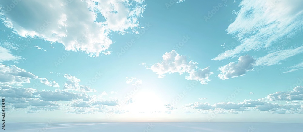 Poster clear sky. with copy space image. Place for adding text or design