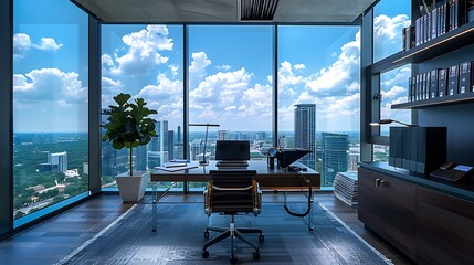 interior of a modern hotel