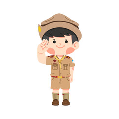 boy scout thai making boy scout emblem