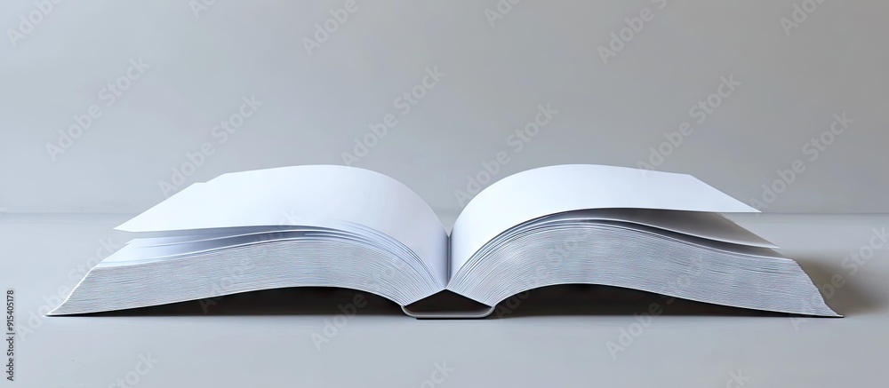 Poster open book. with copy space image. Place for adding text or design