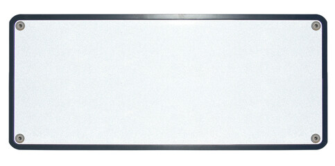 Plaque minéralogique vissée 