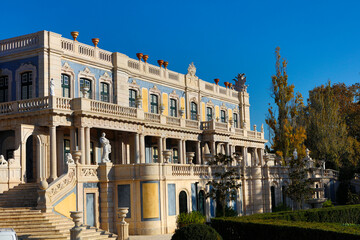 Fototapeta premium Portugal Queluz Palace on a sunny autumn day