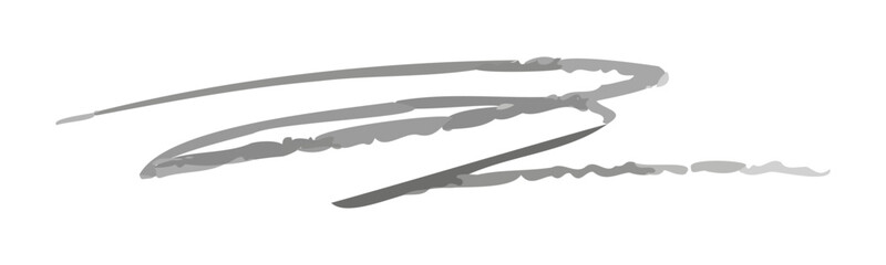 Hand drawn abstract shape. Line drawn with graphite pencil. Freehand charcoal stroke, squiggle and shape. Vector doodle grunge scribble or smear