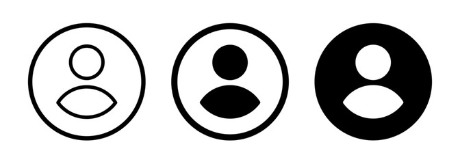 contact icon vector. user, account, person, symbol, icon, sign