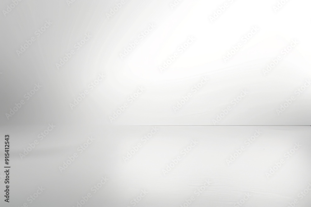Wall mural simple white background with a very light, soft gradient from top to bottom