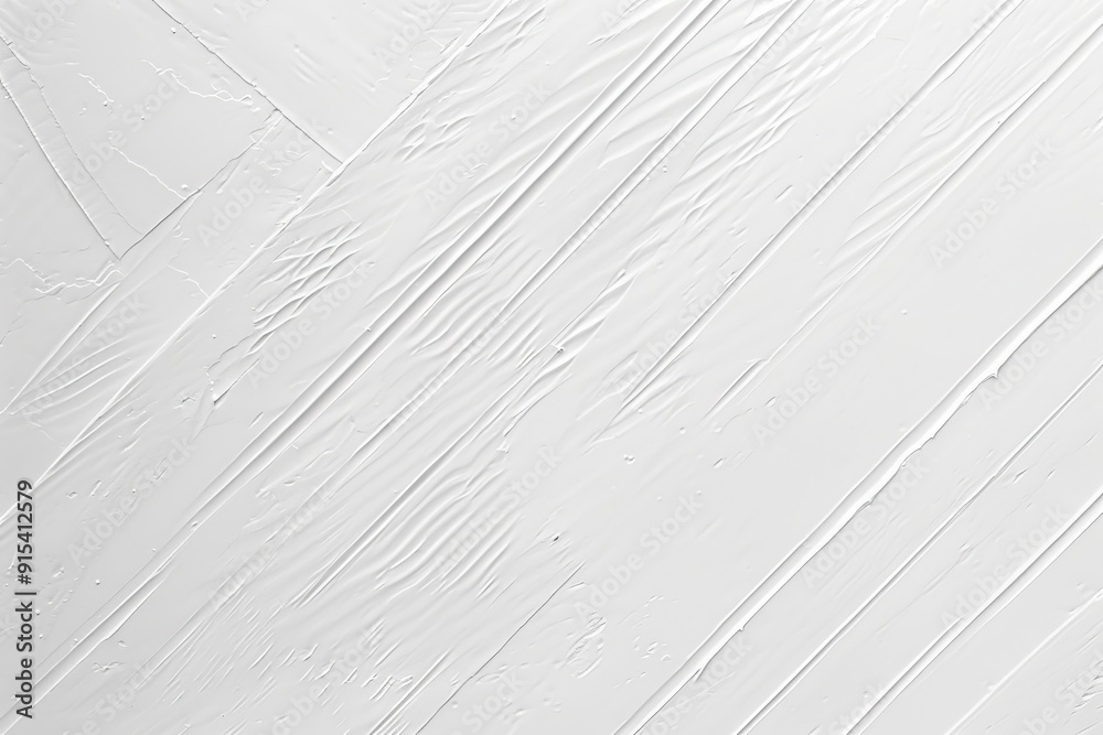 Wall mural simple white background with barely-there diagonal lines for a textured look