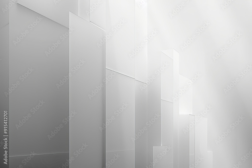 Wall mural subtle gradient from white to soft grey with a minimal texture for a clean, modern background