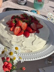 Strawberry cake