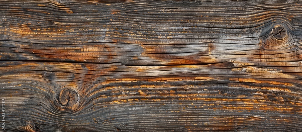 Aufkleber Surface of an aged textured wooden backdrop with a tint. with copy space image. Place for adding text or design