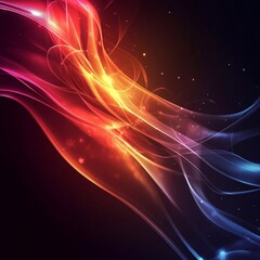 colorful abstract art background, lighting movement.