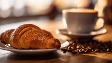 Coffee and Croissant - The Perfect Pairing