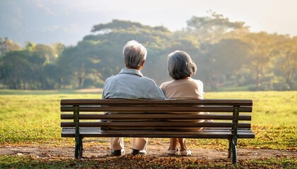 Happy couple having a picnic.