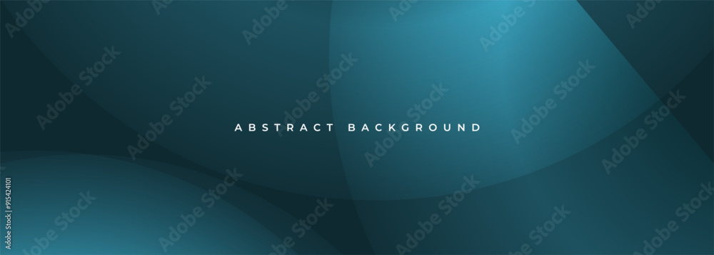 Poster dark blue abstract background with circles. blue modern abstract wide banner with geometric shapes. 