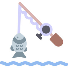 Lake Fishing Icon