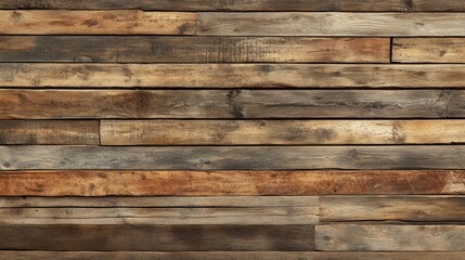 Obraz premium Rustic 3D wooden texture background with weathered planks and grain details, natural and earthy design