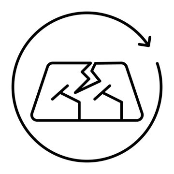 recommend clip art: Windshield icon. outline icon