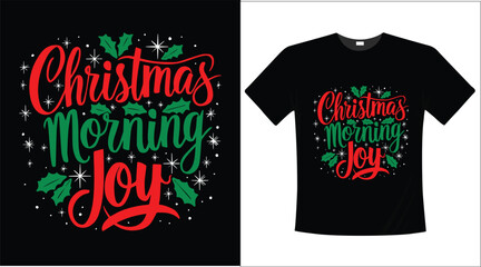 Christmas day calligraphy typography t-shirt design