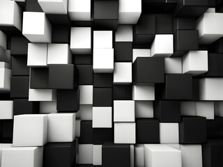 abstract background made of cubes,abstract cube background,abstract 3d background,black and white cubes