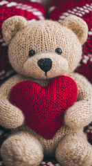 Teddy bear with a heart