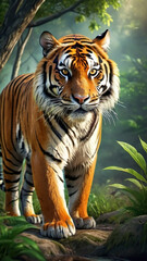 Obraz premium portrait of a bengal tiger